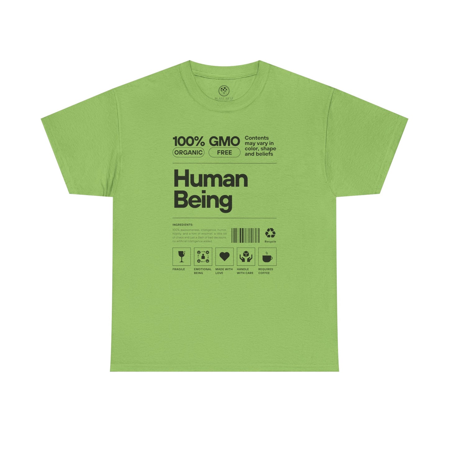Human Being Spec Sheet Tee (White)