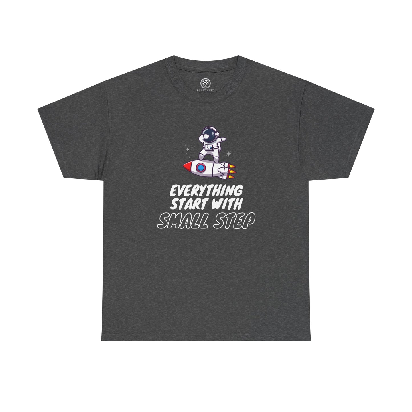 Small Step Astronaut Tee – Motivational Space Shirt