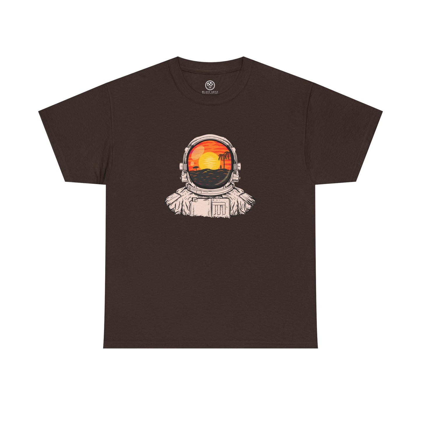 Astronaut Beach T-Shirt – Summer Space Explorer Tee