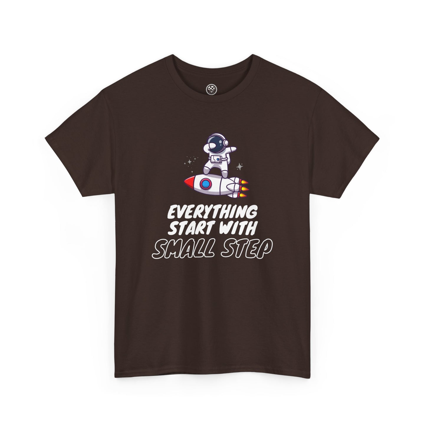 Small Step Astronaut Tee – Motivational Space Shirt