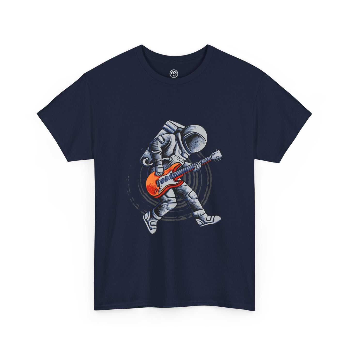 Astronaut Rocking Tee – Space Guitar Player Shirt