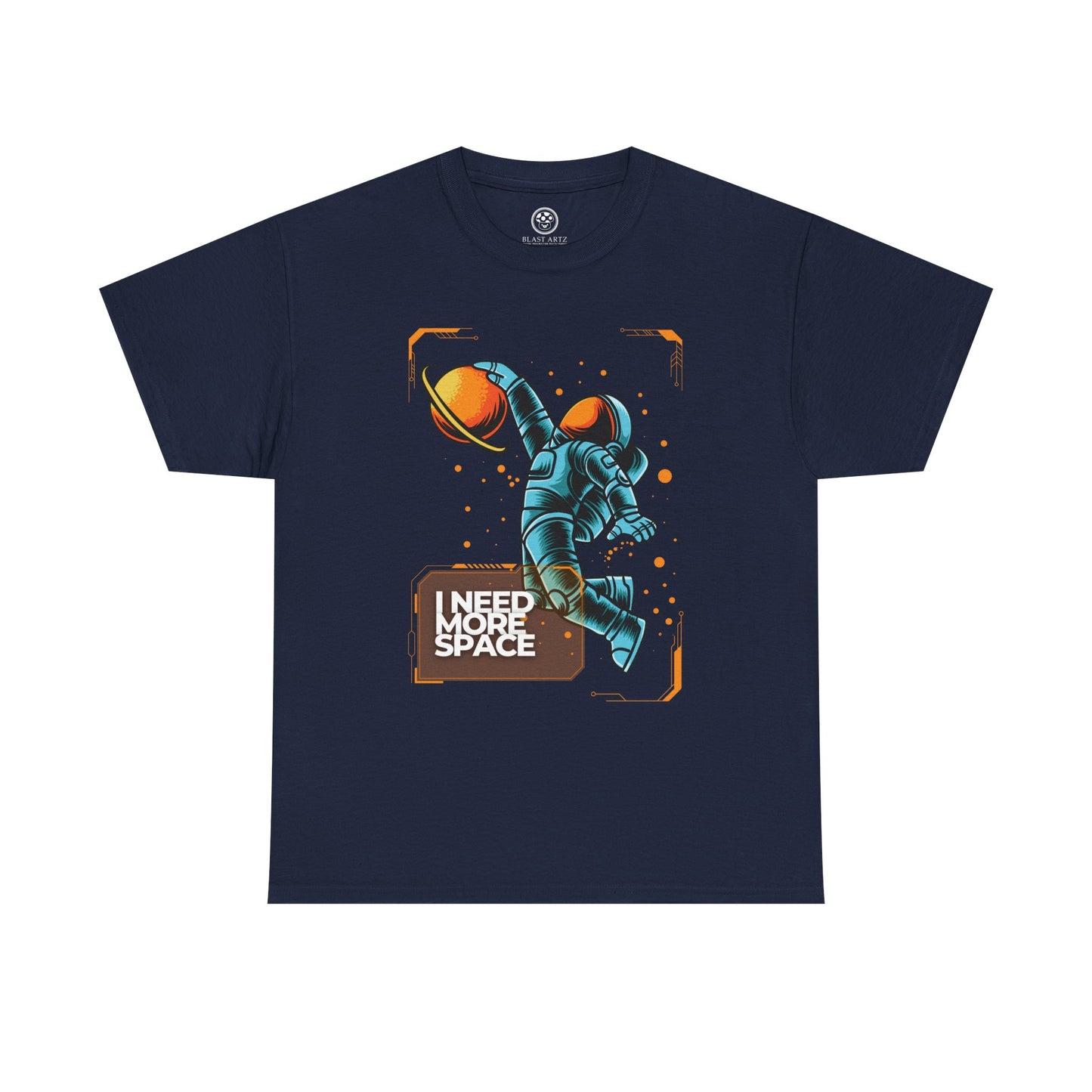 Need More Space Tee – Funny Astronaut Graphic Shirt