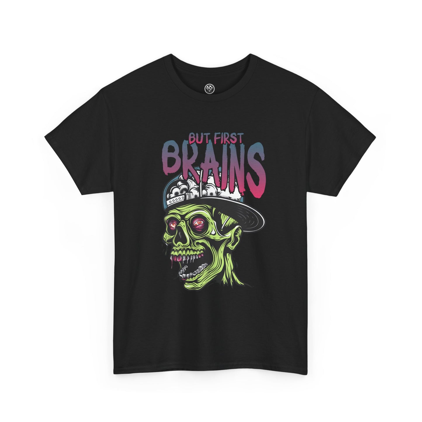 First Brains Zombie Tee – Creepy Horror Undead Shirt