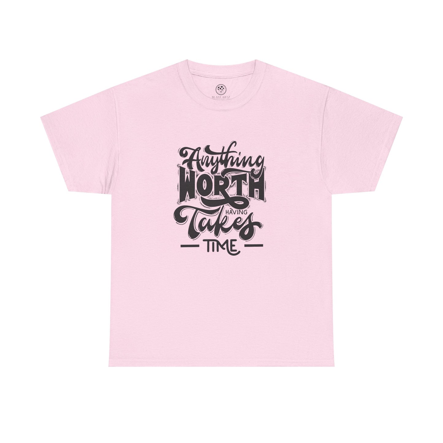 Worth Having White Tee – Motivational Gaming Shirt