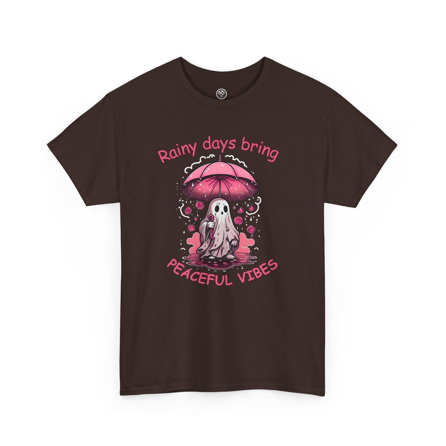 Rainy Day Vibes Tee – Cozy Umbrella Graphic Shirt