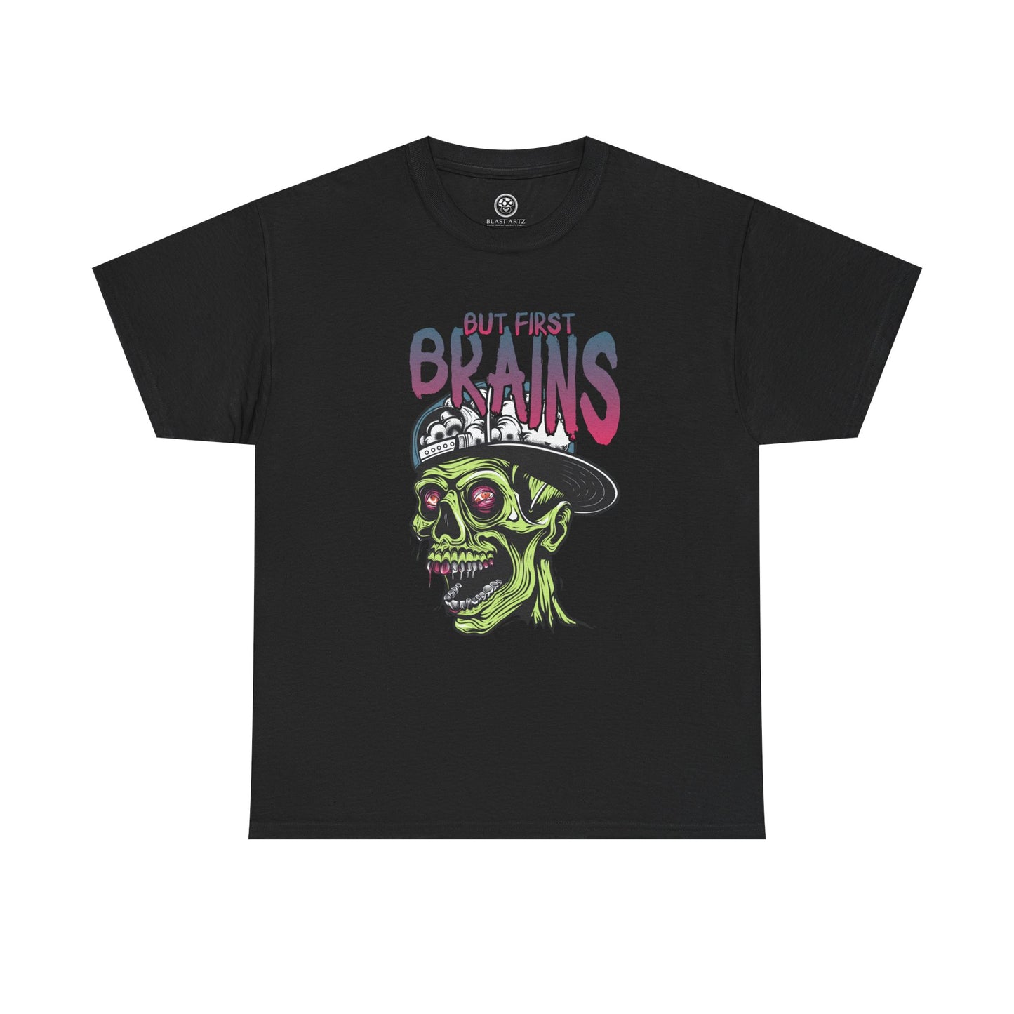 First Brains Zombie Tee – Creepy Horror Undead Shirt