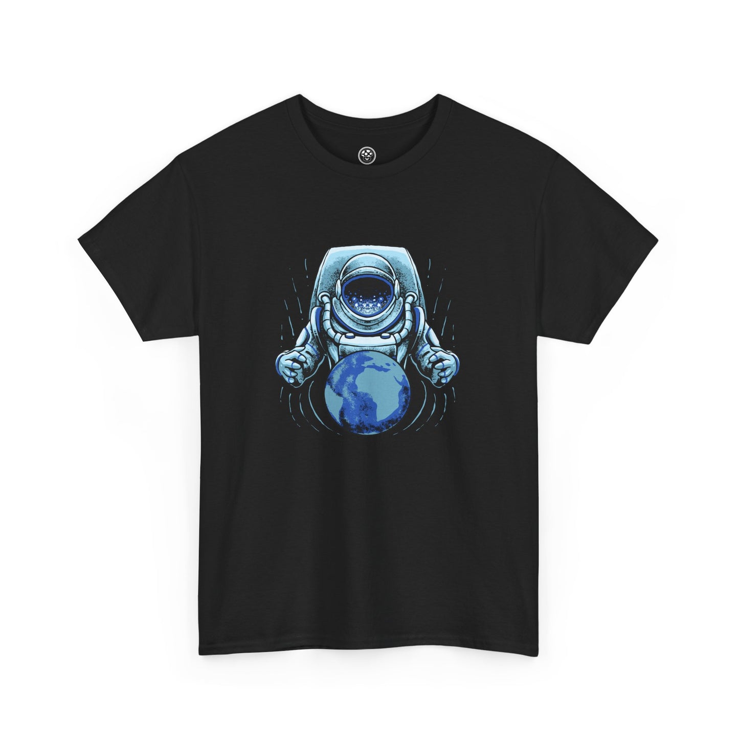 Astronaut Galaxy T-Shirt – Blue Cosmic Space Tee