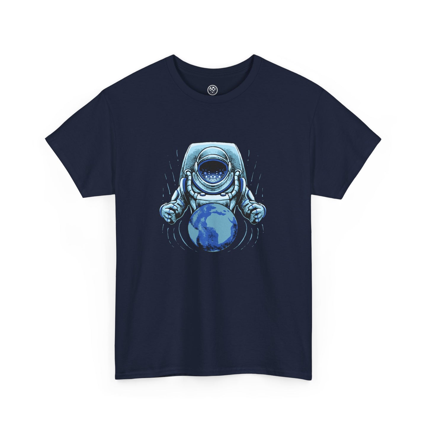 Astronaut Galaxy T-Shirt – Blue Cosmic Space Tee