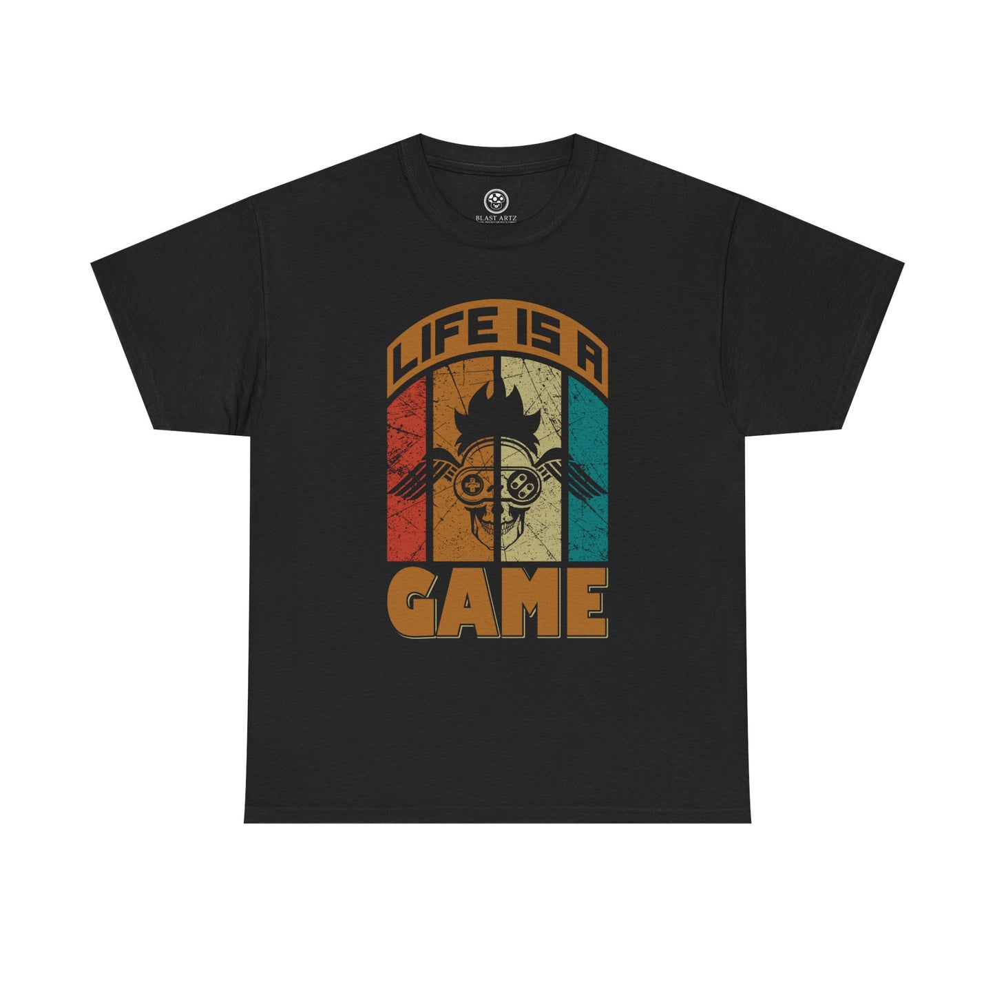 Life is a Game Tee – Retro Gamer Graphic Shirt