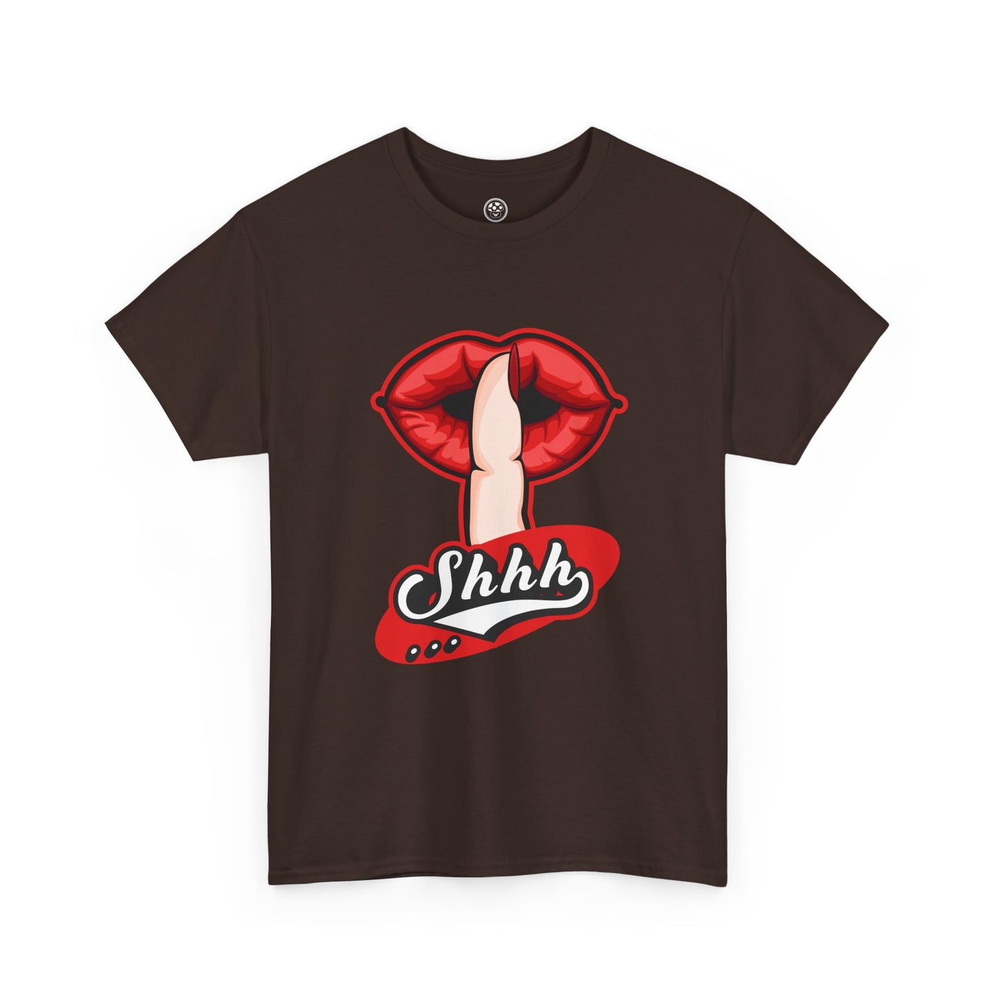 Bold Lips Tee – Silence Statement Graphic Shirt
