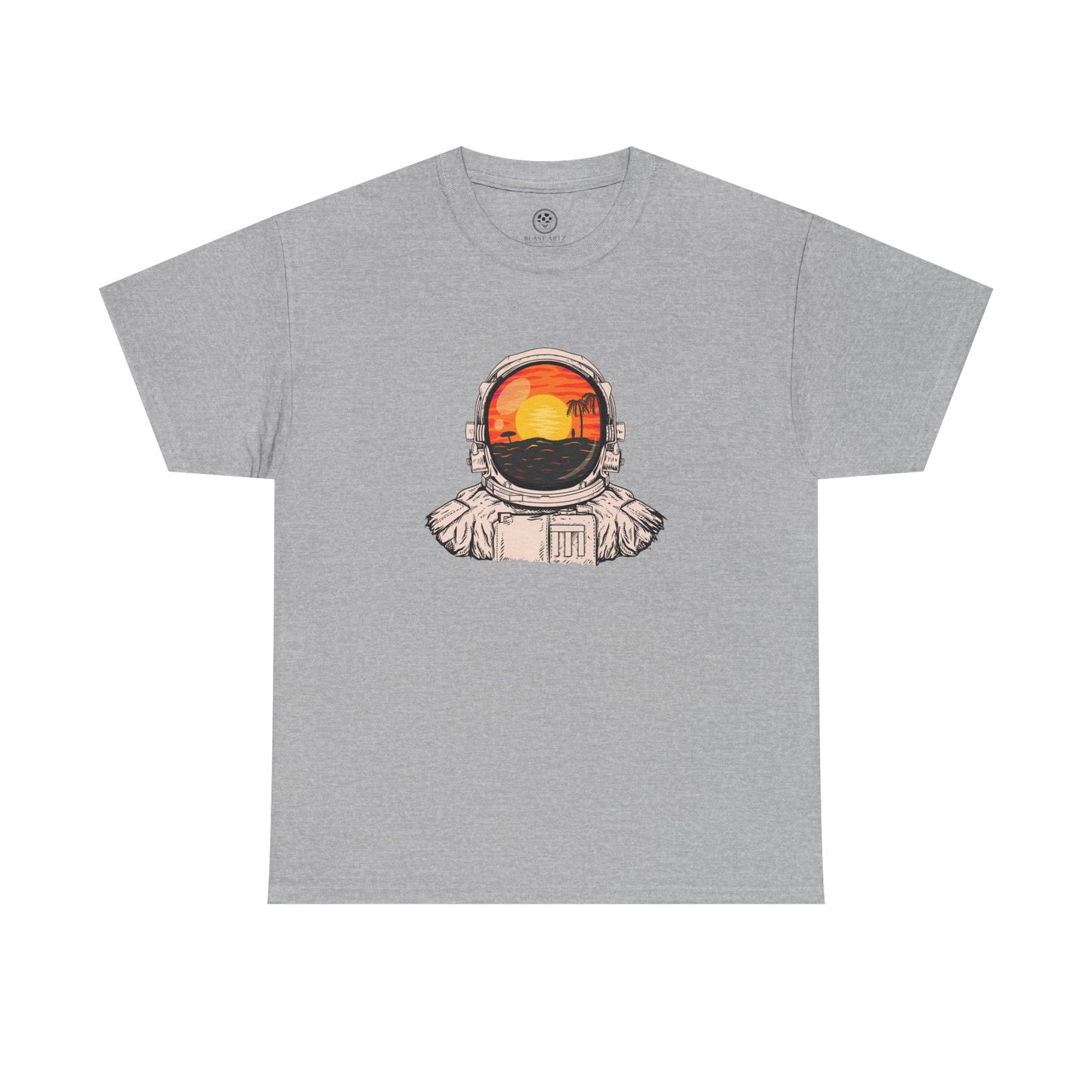 Astronaut Beach T-Shirt – Summer Space Explorer Tee