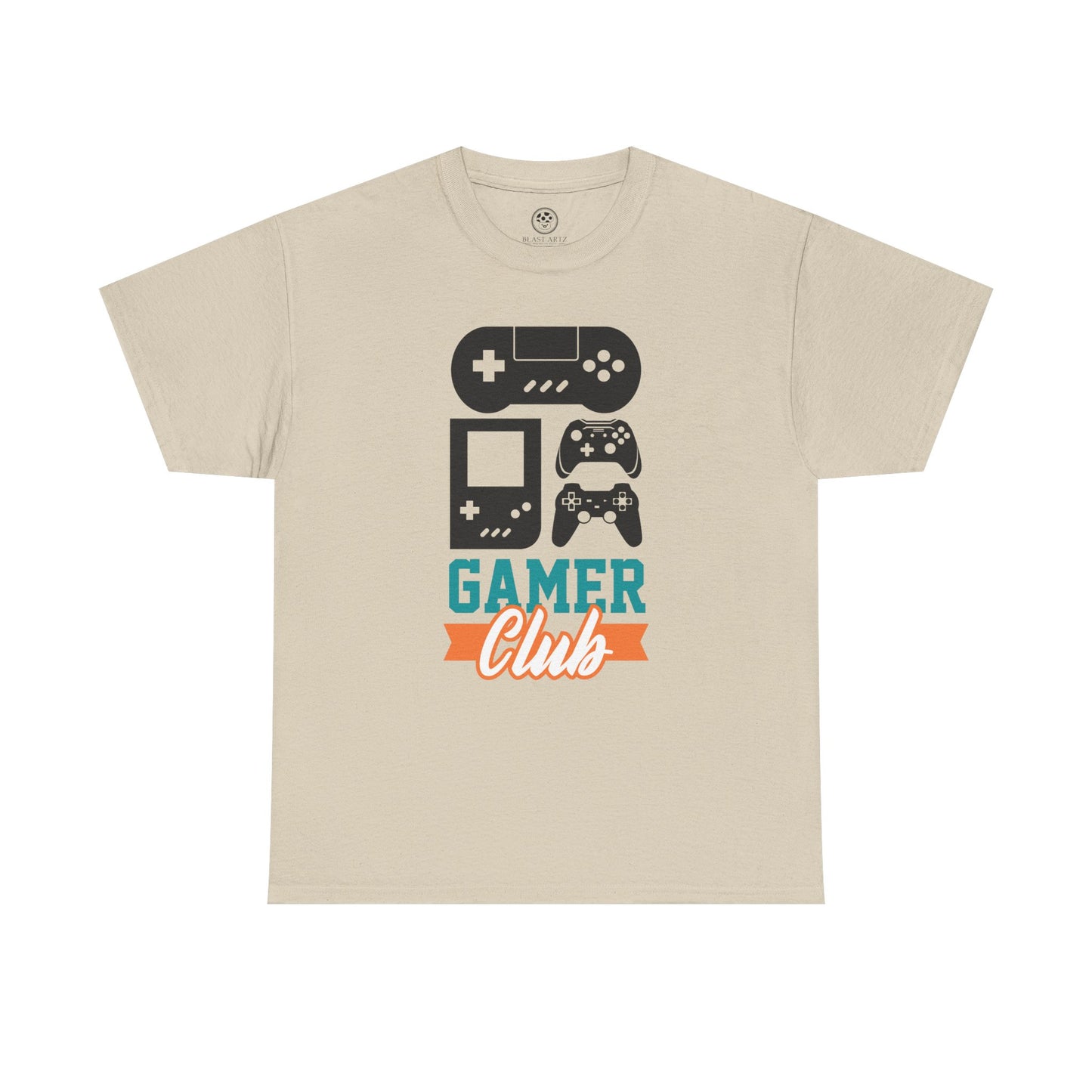 Gamer Club Tee – Retro Gaming Graphic Shirt
