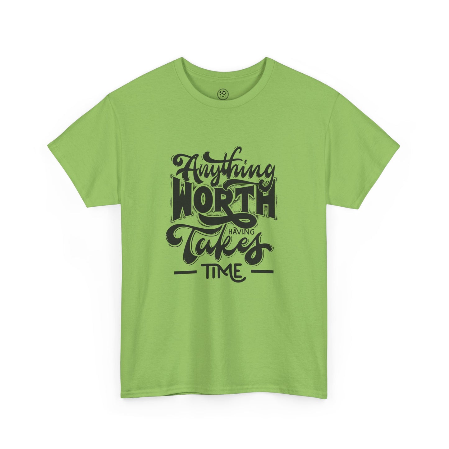 Worth Having White Tee – Motivational Gaming Shirt