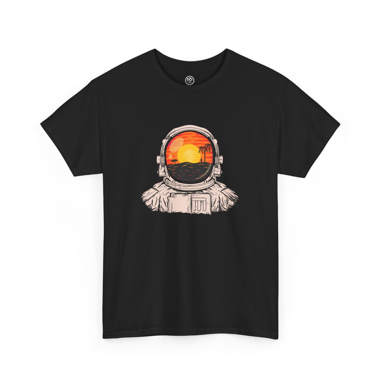 Astronaut Beach T-Shirt – Summer Space Explorer Tee