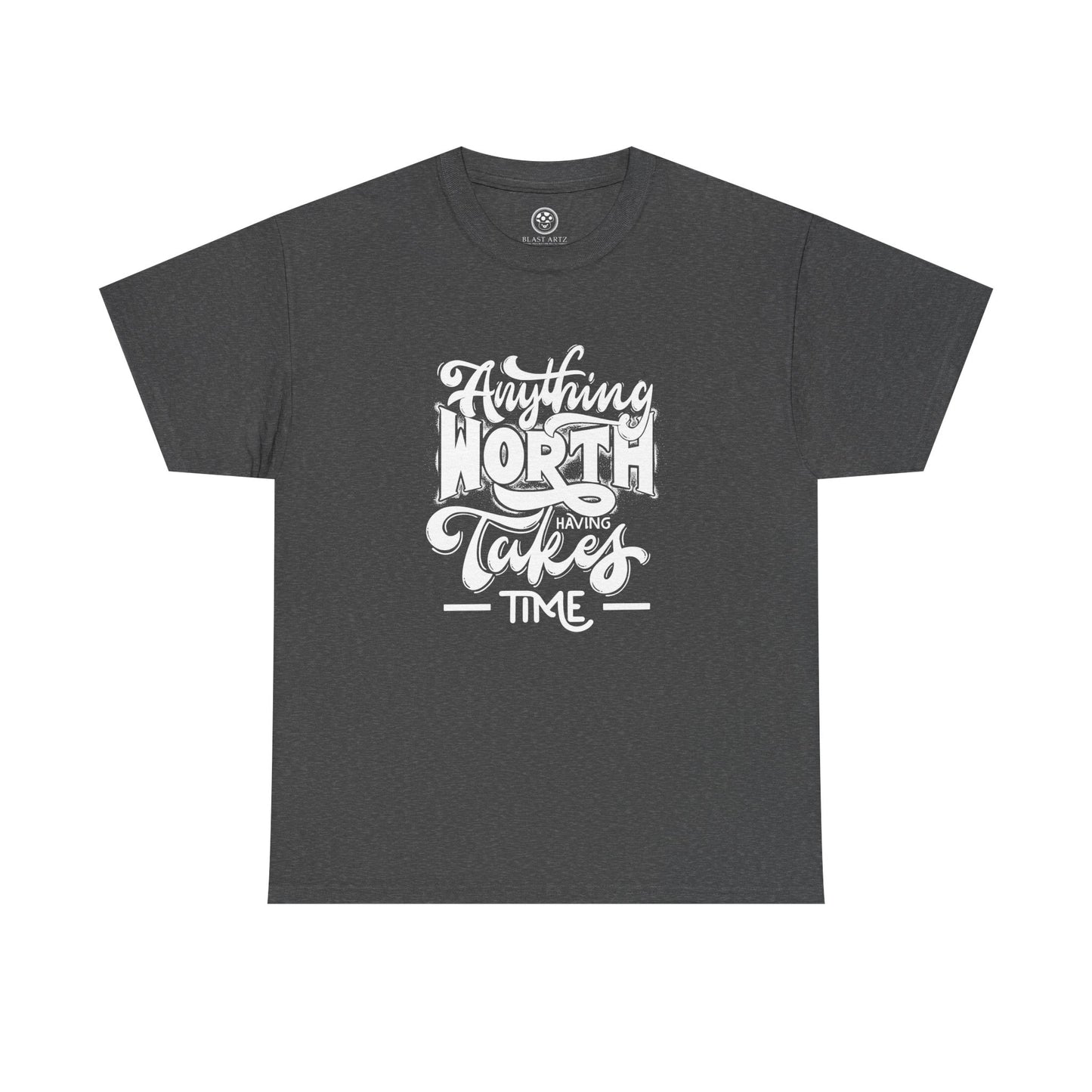 Worth Having Black Tee – Motivational Gaming Shirt