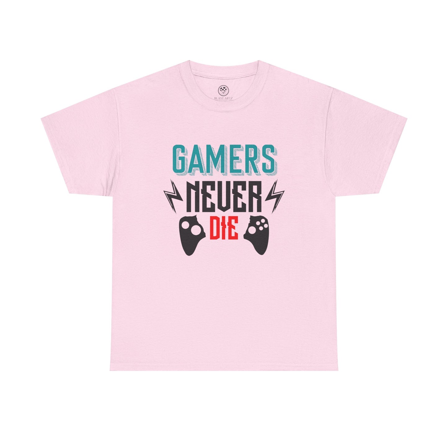 Gamers Never Die Tee – Cool Gaming Shirt