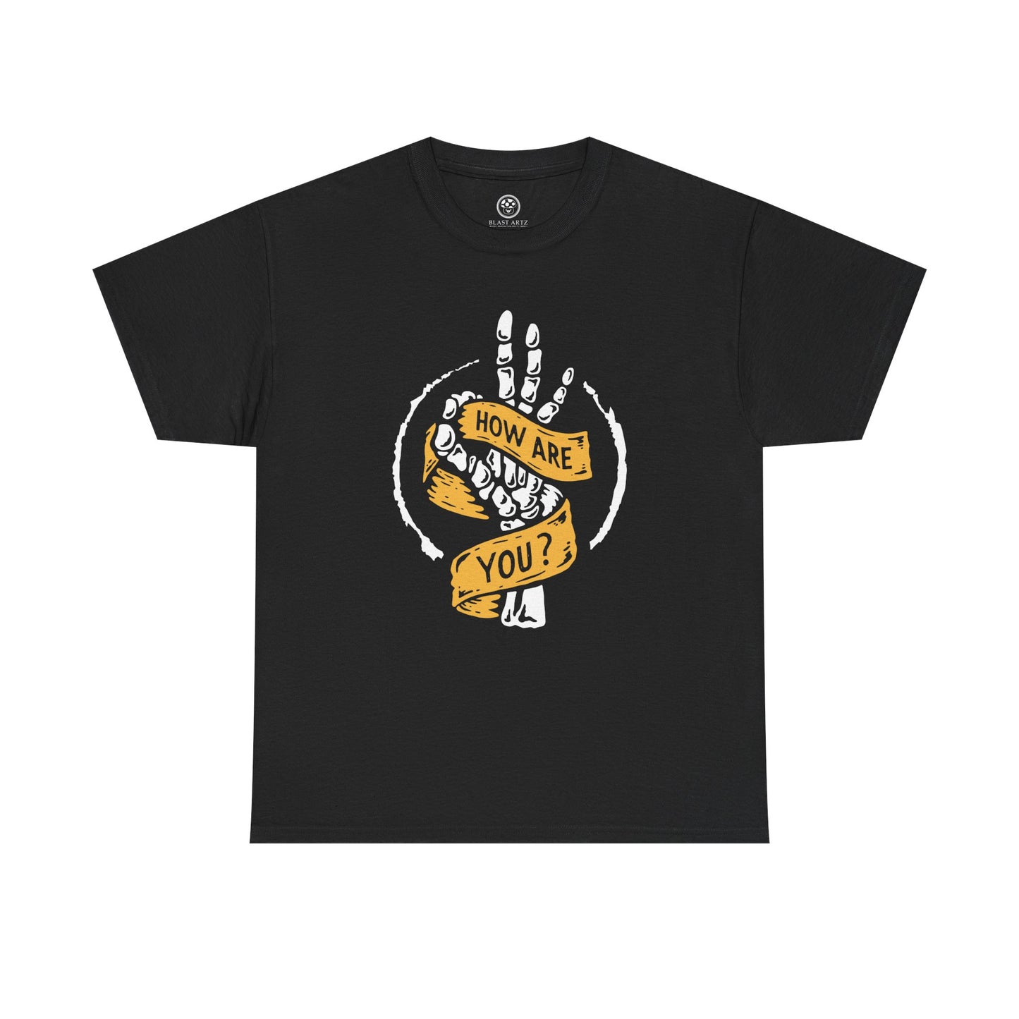 How Are You Tee – Skeleton Hand Shirt