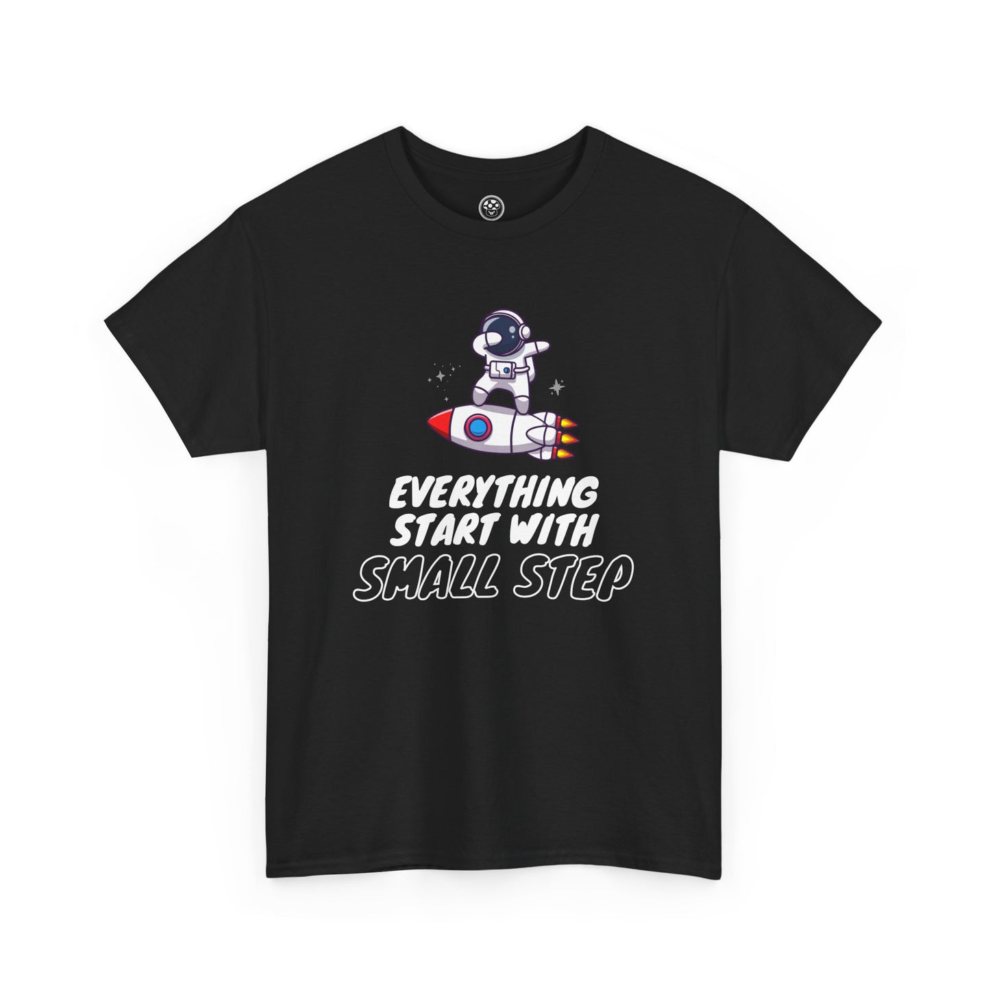 Small Step Astronaut Tee – Motivational Space Shirt