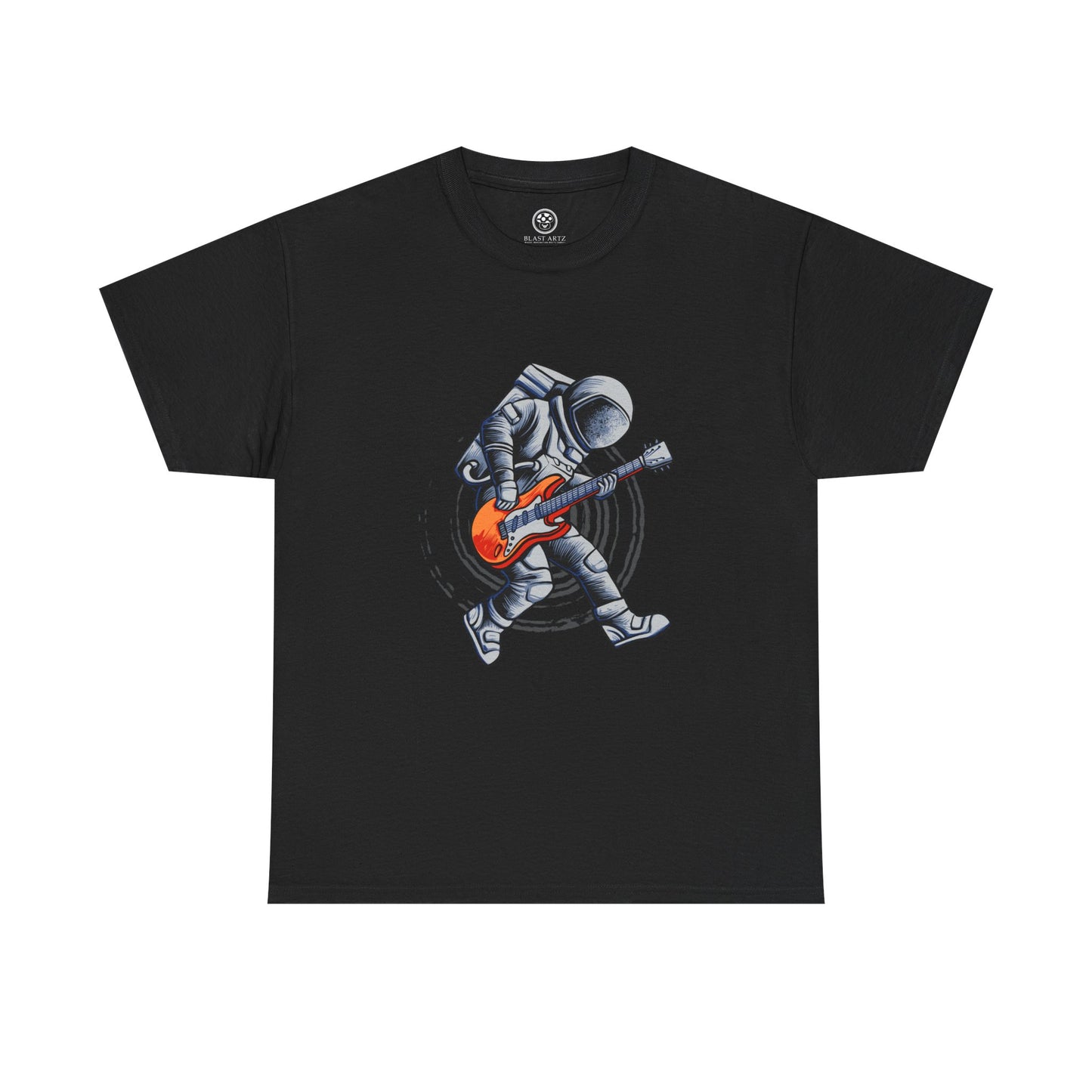 Astronaut Rocking Tee – Space Guitar Player Shirt