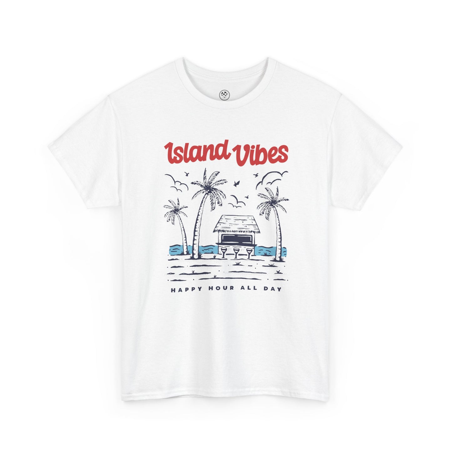 Happy Life Tee – Island Vibes Graphic Shirt