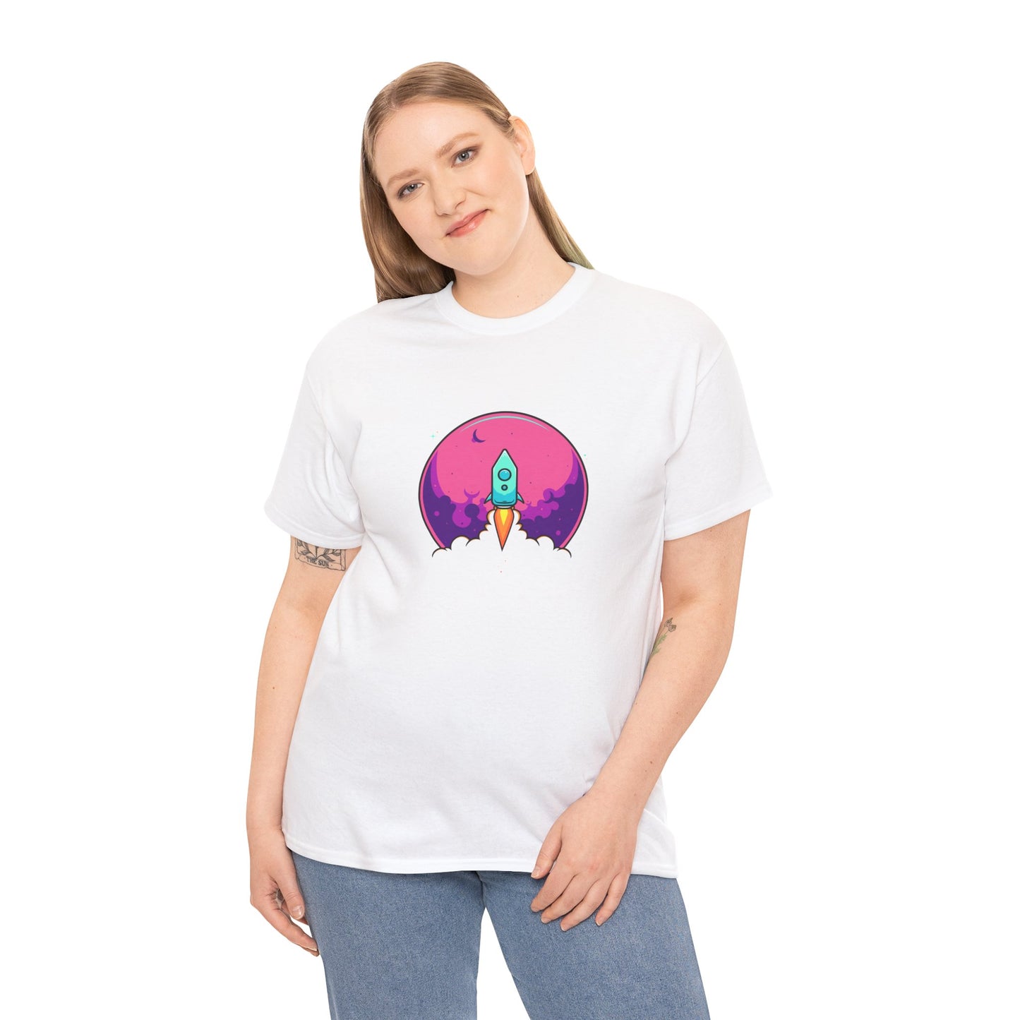Rocket Take Off T-Shirt – Spaceship Dream Tee