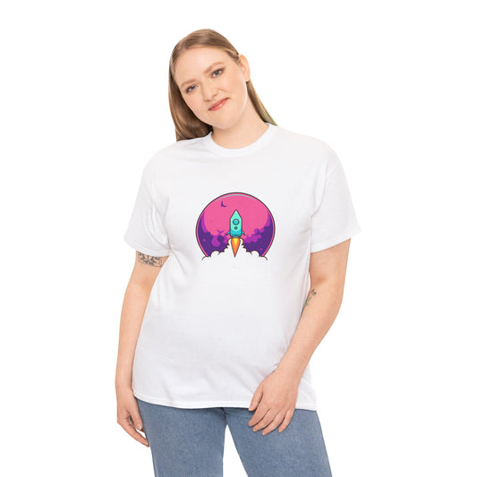 Rocket Take Off T-Shirt – Spaceship Dream Tee