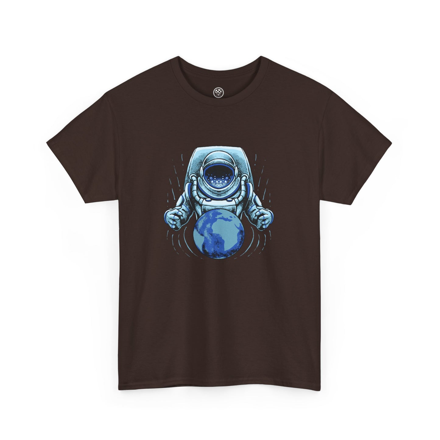 Astronaut Galaxy T-Shirt – Blue Cosmic Space Tee