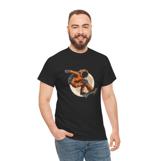 Astronaut Skating T-Shirt – Cosmic Skater Space Tee