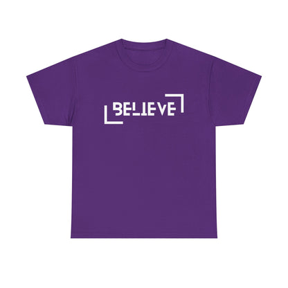 Believe Tee – Minimalist Motivational T-Shirt