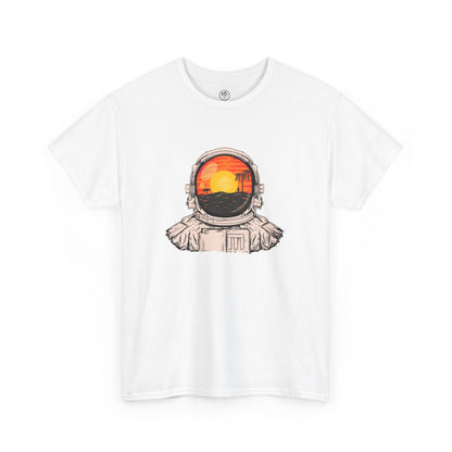 Astronaut Beach T-Shirt – Summer Space Explorer Tee