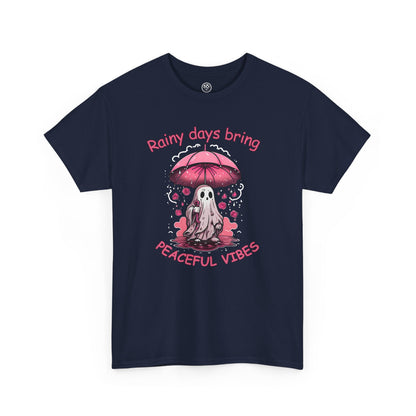 Rainy Day Vibes Tee – Cozy Umbrella Graphic Shirt
