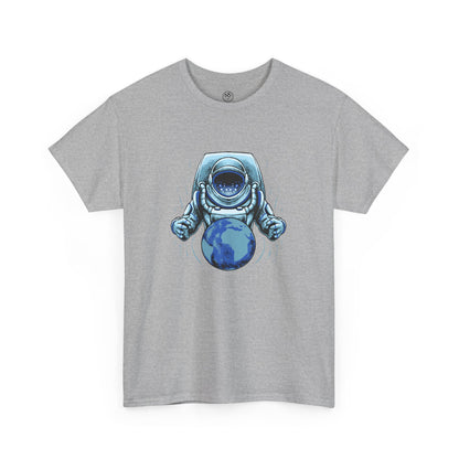 Astronaut Galaxy T-Shirt – Blue Cosmic Space Tee