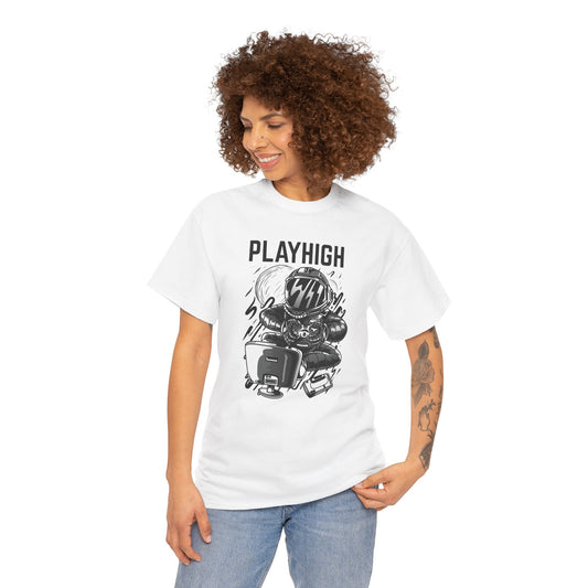 Astronaut Gaming T-Shirt – Retro Space Gamer Tee