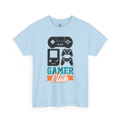 Gamer Club Tee – Retro Gaming Graphic Shirt