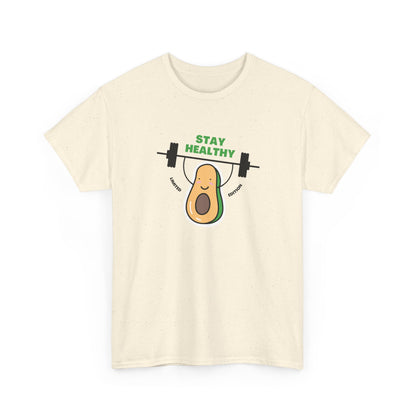 Stay Healthy Avocado Tee – Positive Cotton T-Shirt
