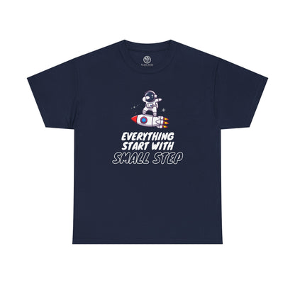 Small Step Astronaut Tee – Motivational Space Shirt