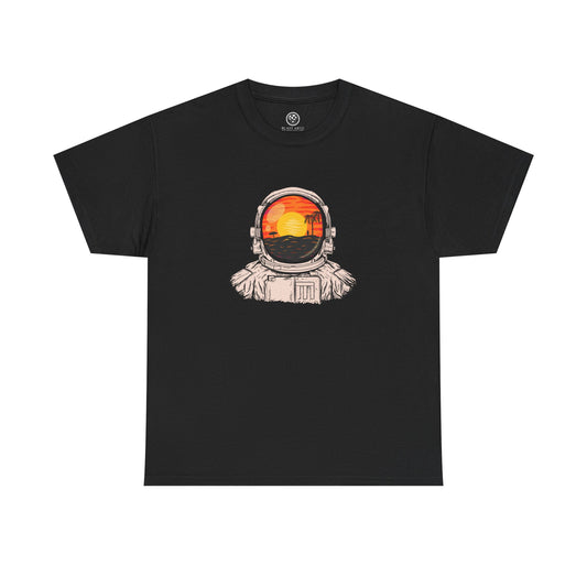 Astronaut Beach T-Shirt – Summer Space Explorer Tee