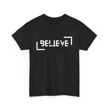 Believe Tee – Minimalist Motivational T-Shirt