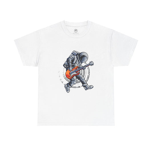 Astronaut Rocking Tee – Space Guitar Player Shirt