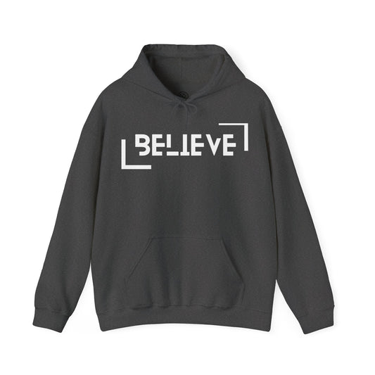 Believe Hoodie – Motivational Graphic Sweatshirt