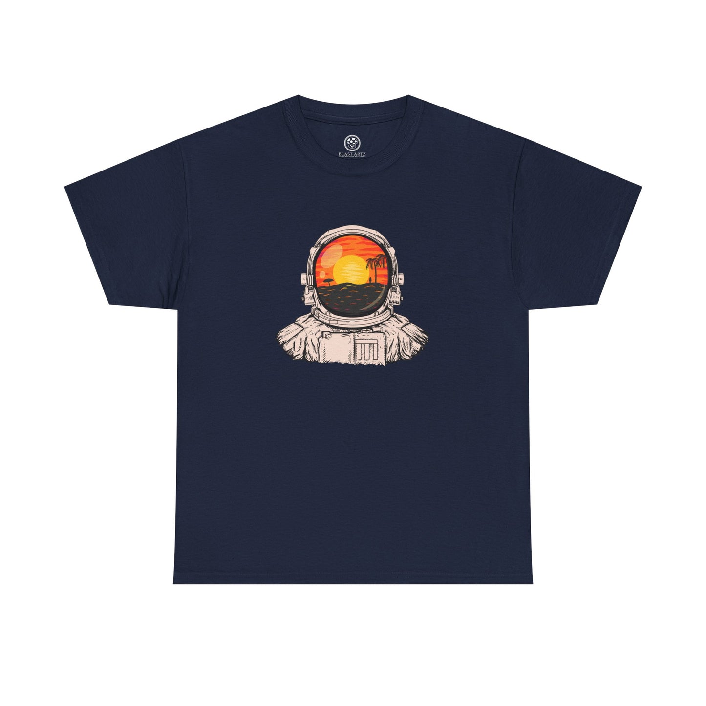 Astronaut Beach T-Shirt – Summer Space Explorer Tee