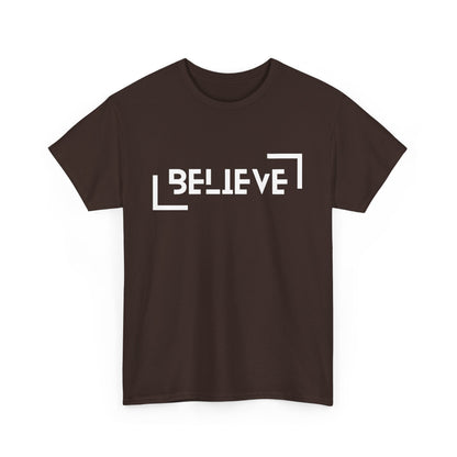 Believe Tee – Minimalist Motivational T-Shirt