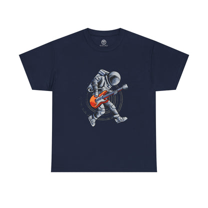 Astronaut Rocking Tee – Space Guitar Player Shirt