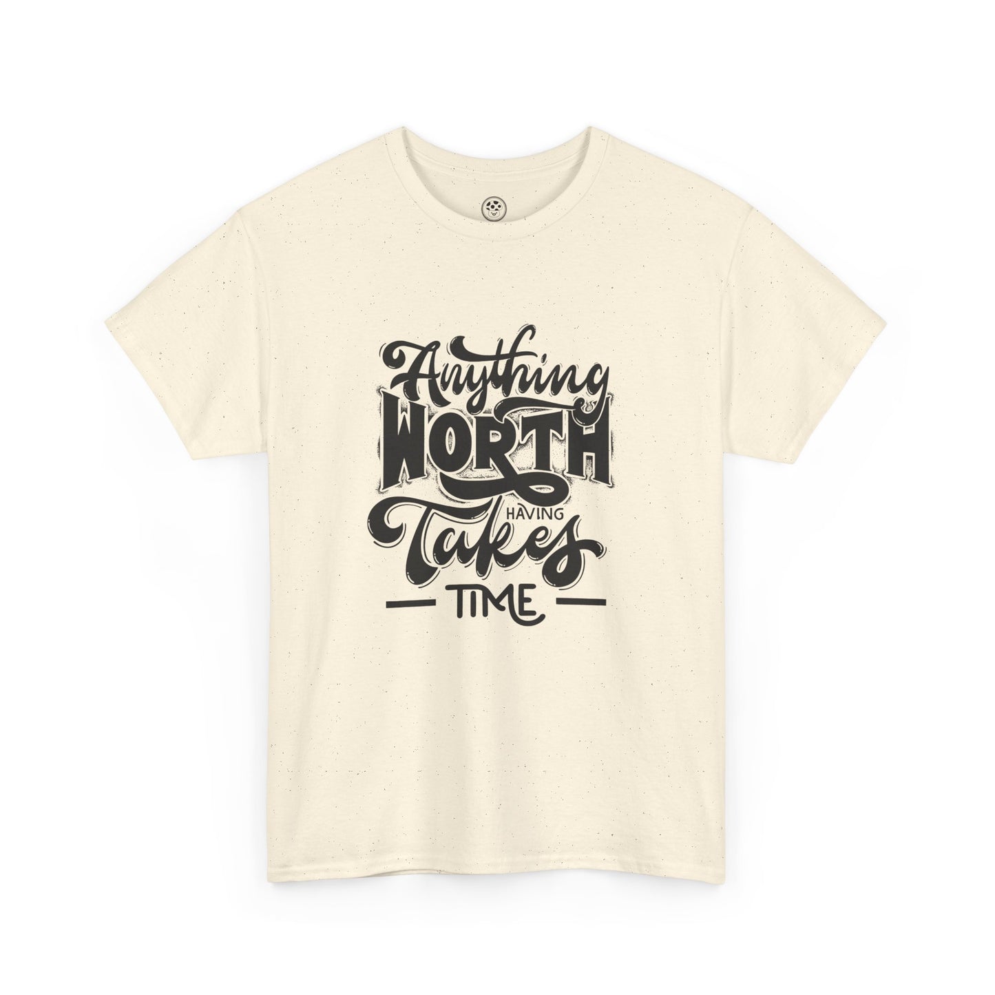Worth Having White Tee – Motivational Gaming Shirt