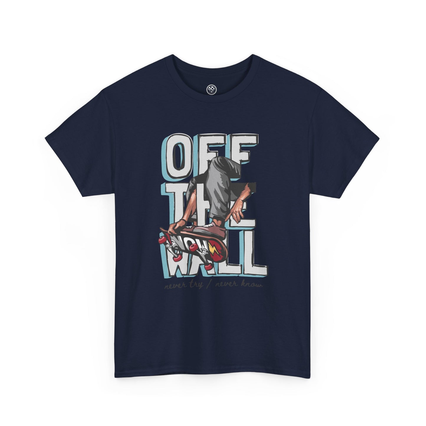 Skate Off the Wall Tee – Streetwear Graphic Shirt