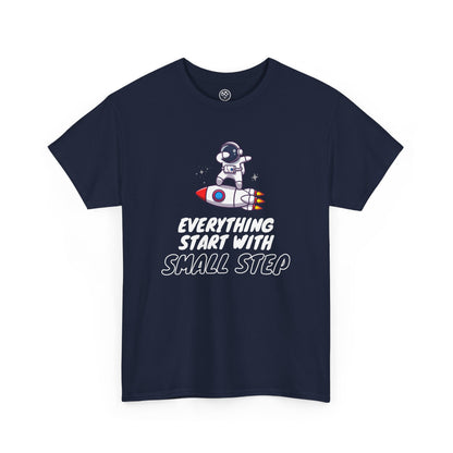 Small Step Astronaut Tee – Motivational Space Shirt