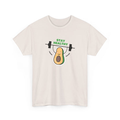 Stay Healthy Avocado Tee – Positive Cotton T-Shirt