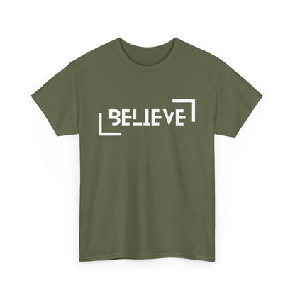 Believe Tee – Minimalist Motivational T-Shirt