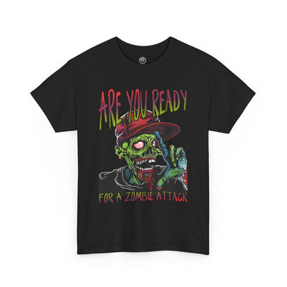 Funny Zombie Attack Tee – Colorful Undead Horror T-Shirt
