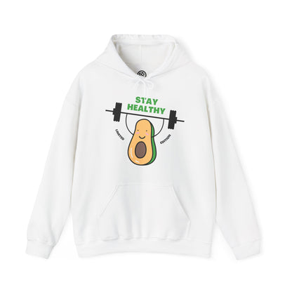 Stay Healthy Avocado Hoodie – Funny Fitness Sweatshirt
